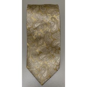 Valerio Garati Gold‎ Hand Made 100% Silk Men's Neck Tie Made In China